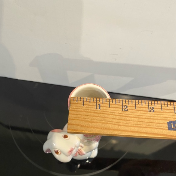 VINTAGE 1980s CERAMIC BUNNY VASE/FTD/WEISS/BRAZIL Hand Painted - Picture 5 of 11